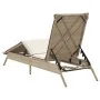 Tumbona con cojín ratán sintético beige by , Loungers - Ref: Foro24-4002705, Price: 143,57 €, Discount: %