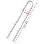 Clavijas de tienda forma U 12 uds acero galvanizado 37 cm Ø10mm by , Tent Accessories - Ref: Foro24-4009348, Price: 47,73 €, ...