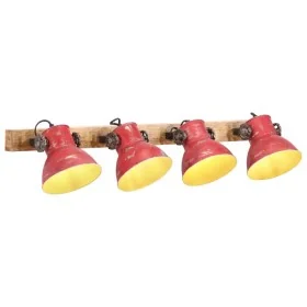 Lámpara de pared rojo desgastado 25 W E27 90x25 cm by , Lamps - Ref: Foro24-371820, Price: 96,97 €, Discount: %
