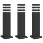 Lámparas de suelo de exterior 3 unidades aluminio negro 50 cm von , Außenbeleuchtung - Ref: Foro24-4006394, Preis: 113,29 €, ...