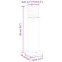Lámparas de suelo de exterior 3 unidades aluminio negro 50 cm von , Außenbeleuchtung - Ref: Foro24-4006394, Preis: 113,29 €, ...