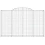 Cestas de gaviones 9 uds forma de arco hierro 300x30x180/200 cm by , Pots and planters - Ref: Foro24-3146600, Price: 1,00 €, ...