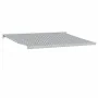 Toldo retráctil aluminio y tela gris antracita y blanco 4,5x3 m von , Markisen - Ref: Foro24-3216126, Preis: 477,70 €, Rabatt: %