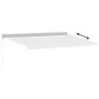 Toldo retráctil aluminio y tela gris antracita y blanco 4,5x3 m von , Markisen - Ref: Foro24-3216126, Preis: 477,70 €, Rabatt: %