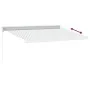 Toldo retráctil aluminio y tela antracita y blanco 3,5x2,5 m by , Awnings - Ref: Foro24-3216124, Price: 785,27 €, Discount: %