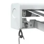 Toldo retráctil aluminio y tela antracita y blanco 3,5x2,5 m by , Awnings - Ref: Foro24-3216124, Price: 785,27 €, Discount: %