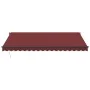 Toldo retráctil manual con LEDs color burdeos 450x350 cm by , Awnings - Ref: Foro24-3215003, Price: 446,37 €, Discount: %