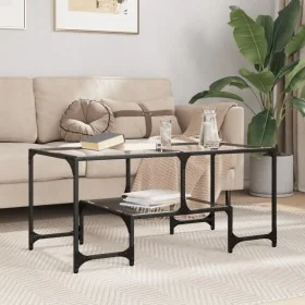 Mesa de centro superficie de vidrio acero 98,5x50x45 cm von , Couchtisch - Ref: Foro24-846014, Preis: 53,82 €, Rabatt: %