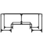 Mesa de centro superficie de vidrio acero 98,5x50x45 cm von , Couchtisch - Ref: Foro24-846014, Preis: 53,78 €, Rabatt: %