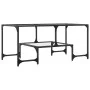 Mesa de centro superficie de vidrio acero 98,5x50x45 cm von , Couchtisch - Ref: Foro24-846014, Preis: 53,78 €, Rabatt: %