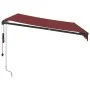 Toldo retráctil automático burdeos 300x250 cm by , Awnings - Ref: Foro24-3310181, Price: 316,26 €, Discount: %