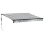 Toldo retráctil automático luz LED antracita blanco 300x250 cm by , Awnings - Ref: Foro24-3310226, Price: 471,78 €, Discount: %