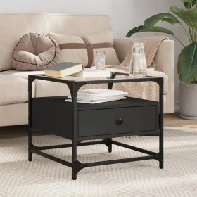 Mesa de centro superficie de vidrio acero negro 50x50x45 cm von , Couchtisch - Ref: Foro24-846049, Preis: 66,70 €, Rabatt: %