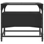 Mesa de centro superficie de vidrio acero negro 50x50x45 cm by , Coffee table - Ref: Foro24-846049, Price: 66,70 €, Discount: %
