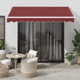 Toldo retráctil manual burdeos 300x250 cm by , Awnings - Ref: Foro24-3215228, Price: 206,44 €, Discount: %