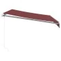 Toldo retráctil manual burdeos 300x250 cm by , Awnings - Ref: Foro24-3215228, Price: 235,25 €, Discount: %