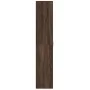 Aparador alto madera de ingeniería marrón roble 80x35x180 cm by , Lockers and storage cabinets - Ref: Foro24-3276657, Price: ...