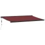 Toldo retráctil automático burdeos 500x300 cm by , Awnings - Ref: Foro24-3215332, Price: 808,30 €, Discount: %