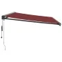 Toldo retráctil automático burdeos 500x300 cm by , Awnings - Ref: Foro24-3215332, Price: 808,30 €, Discount: %