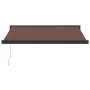 Toldo retráctil manual marrón 350x250 cm de , Toldos - Ref: Foro24-3215724, Precio: 530,32 €, Descuento: %