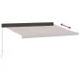 Toldo retráctil manual marrón 350x250 cm de , Toldos - Ref: Foro24-3215724, Precio: 530,32 €, Descuento: %