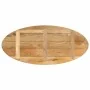 Tablero de mesa ovalado madera maciza de mango 140x60x2,5 cm by , Table tops - Ref: Foro24-370847, Price: 92,38 €, Discount: %