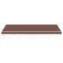 Toldo retráctil manual con luces LED marrón 600x300 cm by , Awnings - Ref: Foro24-3215385, Price: 510,45 €, Discount: %