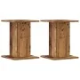 Soportes altavoces 2 uds madera roble envejecido 30x30x40 cm by , Speaker stands - Ref: Foro24-852652, Price: 51,81 €, Discou...