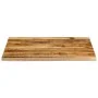Tablero de mesa borde natural madera maciza mango 110x80x3,8 cm by , Table tops - Ref: Foro24-370413, Price: 156,62 €, Discou...