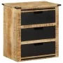Aparador con 3 cajones madera maciza de mango 55x35x60 cm by , Sideboards - Ref: Foro24-374061, Price: 161,86 €, Discount: %