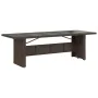 Set de mesa y sillas de jardín 11 pzs y cojines ratán PE marrón von , Gartensets - Ref: Foro24-3277245, Preis: 1,00 €, Rabatt: %