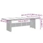 Set de mesa y sillas de jardín 11 pzs y cojines ratán PE marrón von , Gartensets - Ref: Foro24-3277264, Preis: 1,00 €, Rabatt: %