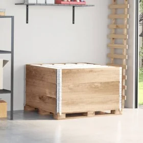Collares de palets 3 unidades madera maciza de pino 100x100 cm by , Loading platforms and pallets - Ref: Foro24-3295374, Pric...