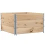 Collares de palets 3 unidades madera maciza de pino 100x100 cm by , Loading platforms and pallets - Ref: Foro24-3295374, Pric...