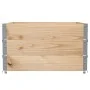 Collares de palets 3 unidades madera maciza de pino 100x100 cm by , Loading platforms and pallets - Ref: Foro24-3295374, Pric...