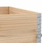 Collares de palets 3 unidades madera maciza de pino 100x100 cm by , Loading platforms and pallets - Ref: Foro24-3295374, Pric...