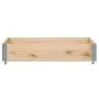 Jardinera de madera maciza de pino 100x100 cm de , Maceteros y jardineras - Ref: Foro24-3295395, Precio: 41,35 €, Descuento: %