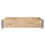 Jardinera de madera maciza de pino 100x100 cm de , Maceteros y jardineras - Ref: Foro24-3295395, Precio: 41,35 €, Descuento: %