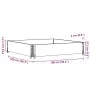 Jardinera de madera maciza de pino 100x100 cm de , Maceteros y jardineras - Ref: Foro24-3295395, Precio: 41,35 €, Descuento: %