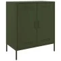 Aparador de acero verde oliva 68x39x79 cm de , Aparadores - Ref: Foro24-842980, Precio: 107,34 €, Descuento: %