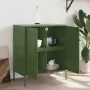 Aparador de acero verde oliva 68x39x79 cm de , Aparadores - Ref: Foro24-842980, Precio: 107,34 €, Descuento: %