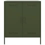 Aparador de acero verde oliva 68x39x79 cm de , Aparadores - Ref: Foro24-842980, Precio: 107,34 €, Descuento: %