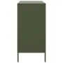 Aparador de acero verde oliva 68x39x79 cm de , Aparadores - Ref: Foro24-842980, Precio: 107,34 €, Descuento: %