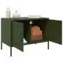 Mueble de TV de acero verde oliva 68x39x50,5 cm by , TV Furniture - Ref: Foro24-842942, Price: 78,03 €, Discount: %