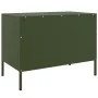 Mueble de TV de acero verde oliva 68x39x50,5 cm by , TV Furniture - Ref: Foro24-842942, Price: 78,03 €, Discount: %