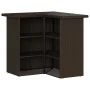 Juego de bar de jardín de 5 pzas con cojines ratán PE marrón by , Garden sets - Ref: Foro24-3261501, Price: 363,58 €, Discoun...
