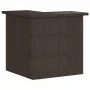 Juego de bar de jardín de 5 pzas con cojines ratán PE marrón by , Garden sets - Ref: Foro24-3261501, Price: 363,58 €, Discoun...