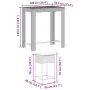 Juego de bar de jardín de 5 piezas con cojines ratán PE marrón von , Gartensets - Ref: Foro24-3261452, Preis: 302,45 €, Rabat...