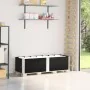 Collares de palets 2 uds madera maciza de pino negro 1050x50 cm by , Loading platforms and pallets - Ref: Foro24-4010298, Pri...