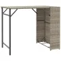 Juego de comedor de jardín plegable 5 pzas ratán PE gris claro von , Gartensets - Ref: Foro24-365948, Preis: 168,71 €, Rabatt: %